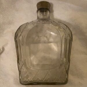 Vintage 1947 Seagrams Royal Crown Liquor Bottle - Apothecary - Collectible